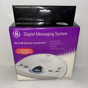 GE Digital Messaging System Answering Machine 29875GE1 English/Spanish 30 Mins